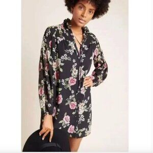 Anthropologie Yumi Kim Astoria Floral Tunic Dress NWT Medium Petite JB